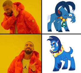 Canon MLP Grogar vs Fan Made MLP Grogar Meme