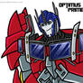 My Drawing of Optimus Prime from TFP