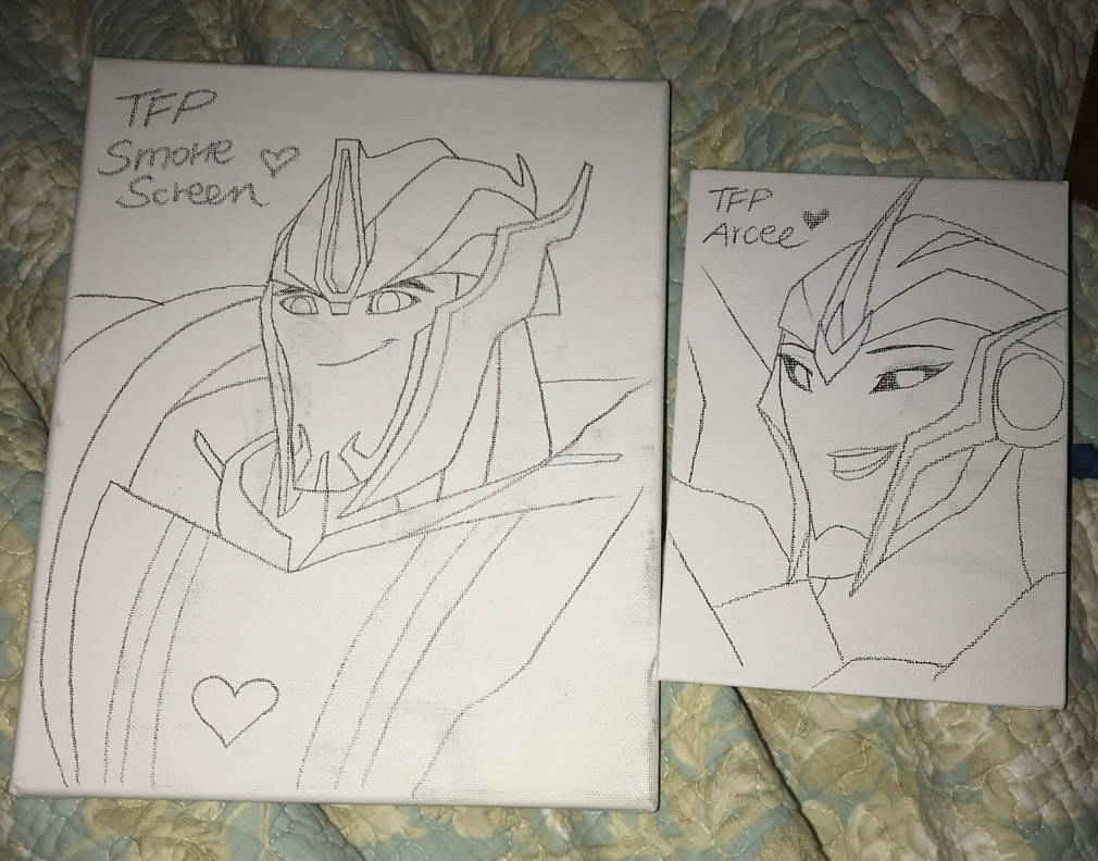 My TFP Fan Art in Canvases by MelSpyRose on DeviantArt