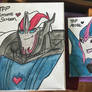 Painted Canvases of Smokey and Arcee