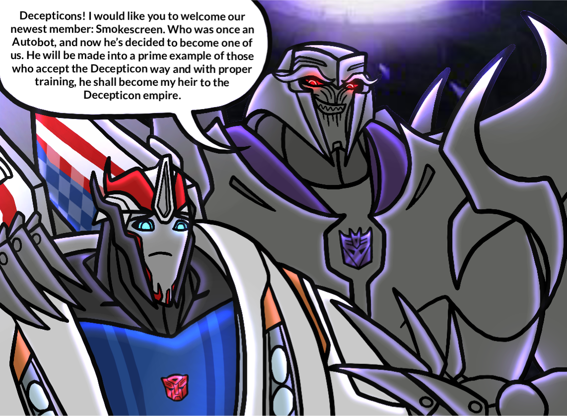 Megatron And Smokescreen By Melspyrose On Deviantart