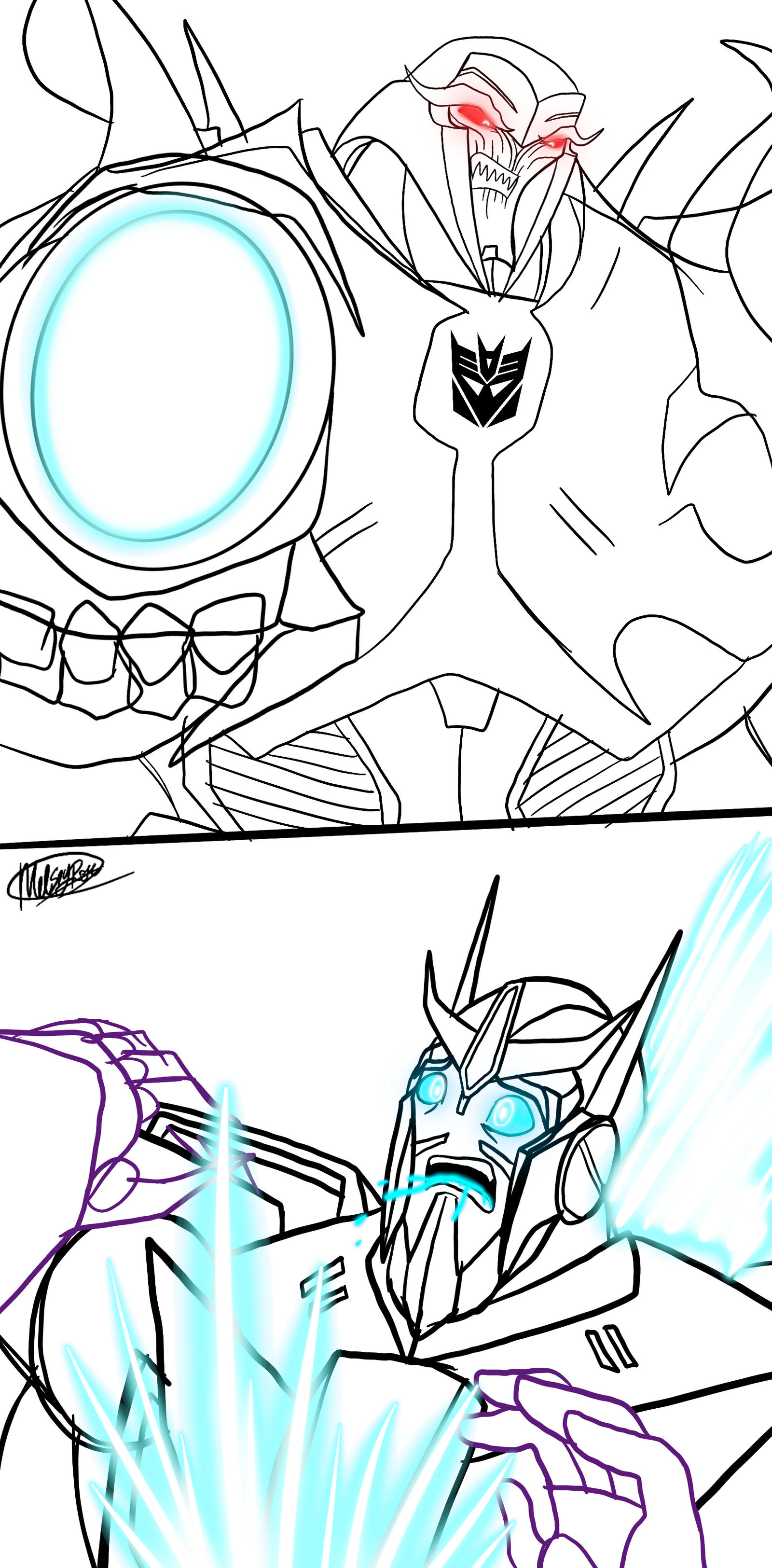 Megatron kills Sentinel Zeta Prime by MelSpyRose on DeviantArt