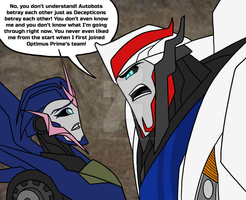 Tfp Angry Deviantart Smokescreen yells at Arcee by PaintStroke203 on DeviantArt