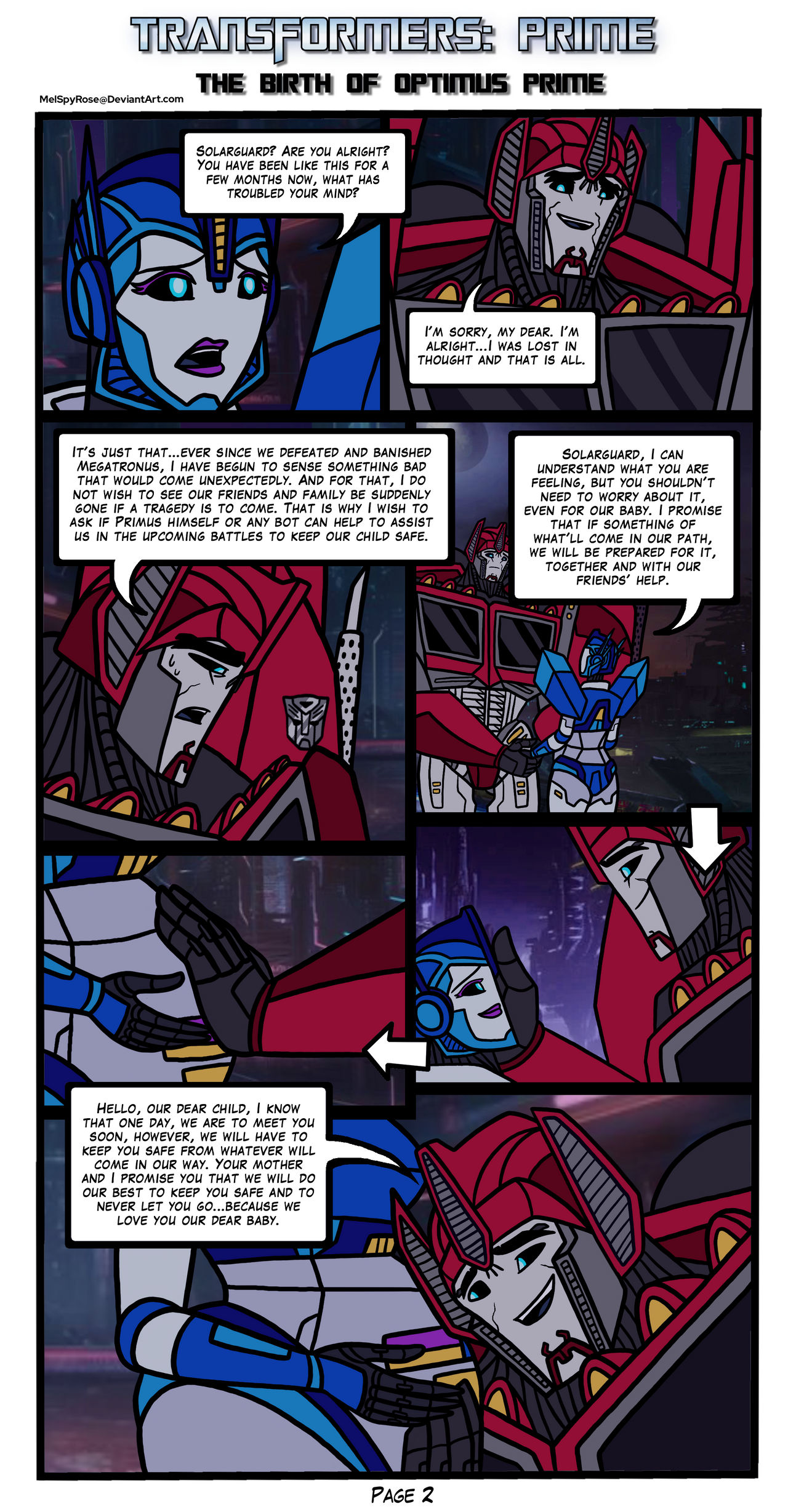 Transformer Birth Transformers: The Birth of Optimus Prime #2 by PaintStroke203 on DeviantArt
