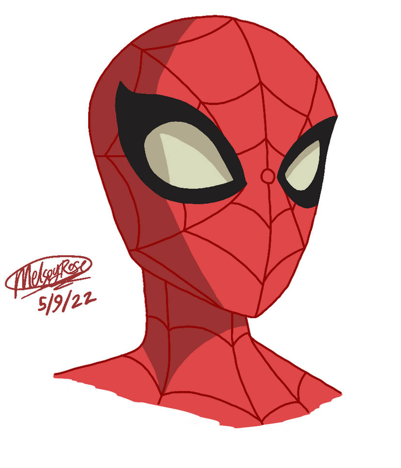 Spectacular Spider-Man headshot by PaintStroke203 on DeviantArt