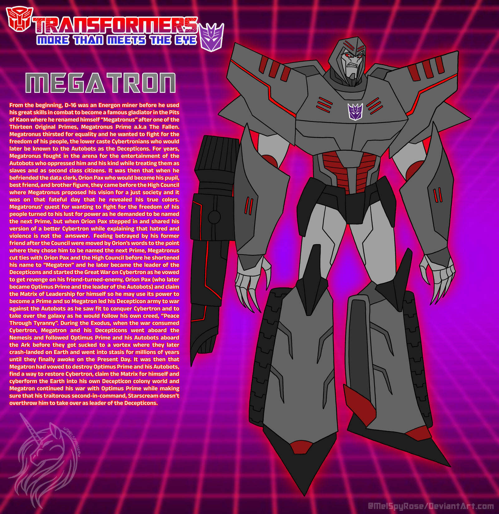 TF:MTMTE-Megatron character bio by MelSpyRose on DeviantArt
