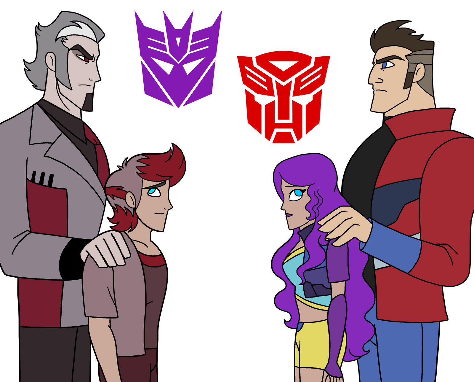 TFA Next Gen: Two Different Families by MelSpyRose on DeviantArt