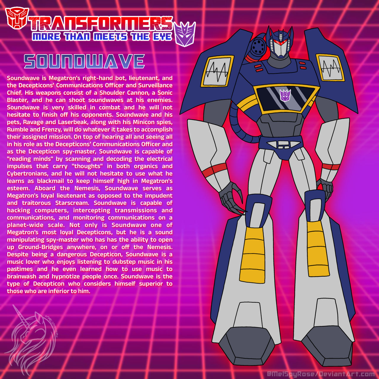 TF:MTMTE-Soundwave character bio by MelSpyRose1998 on DeviantArt