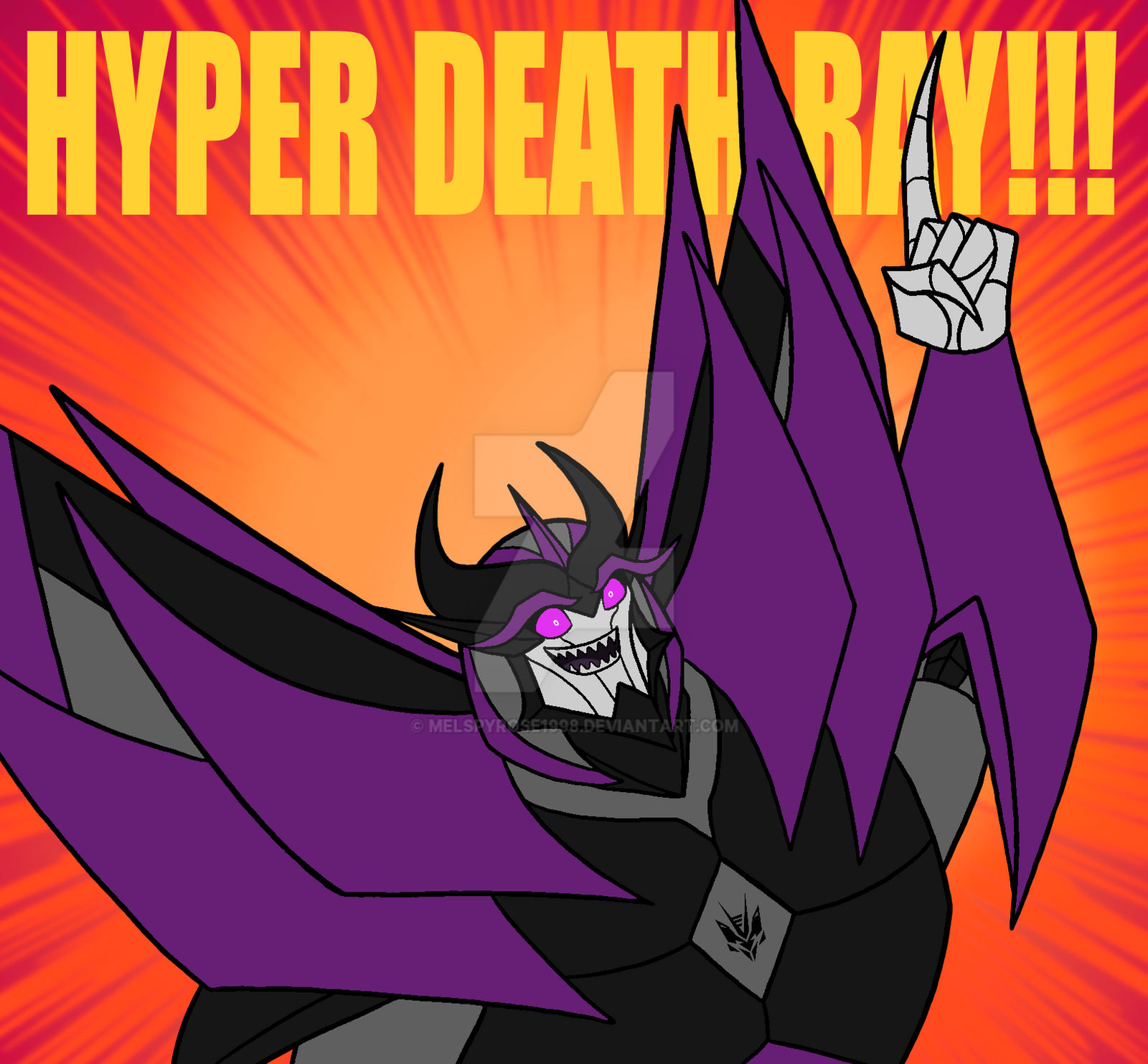 Comically Large Death Ray Doomsayer saying HYPER DEATH RAY by MelSpyRose1998 on DeviantArt