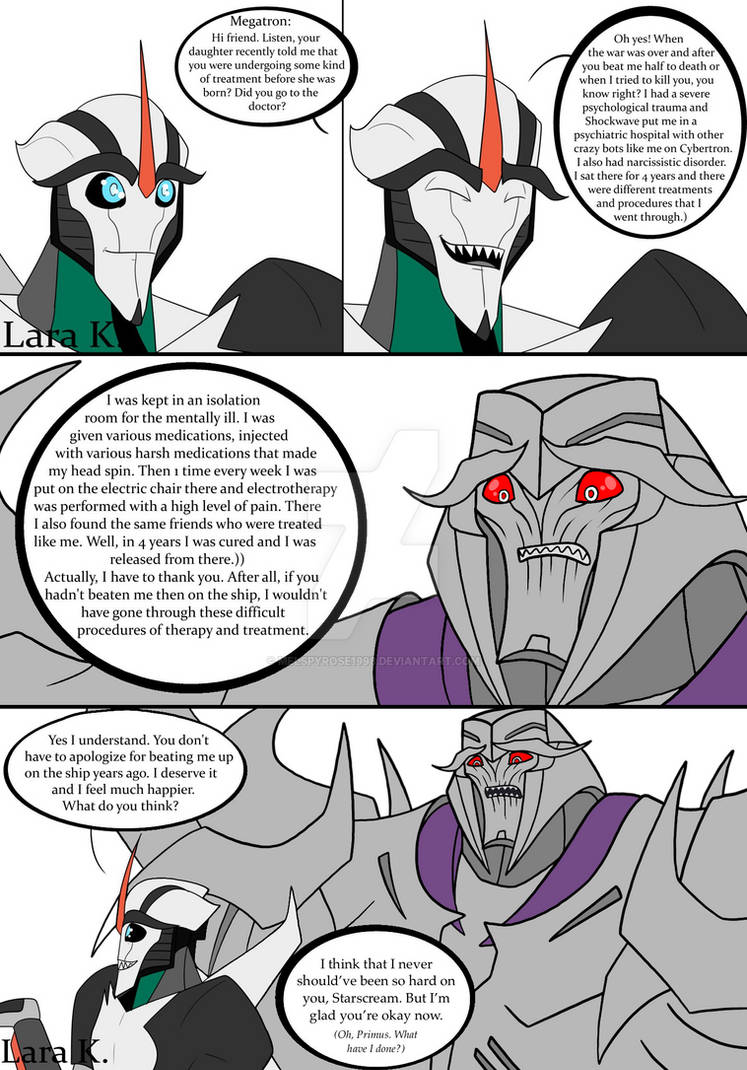 Stascream Tfp TFP AU Collab Starscream and Megatron talk by MelSpyRose1998 on DeviantArt