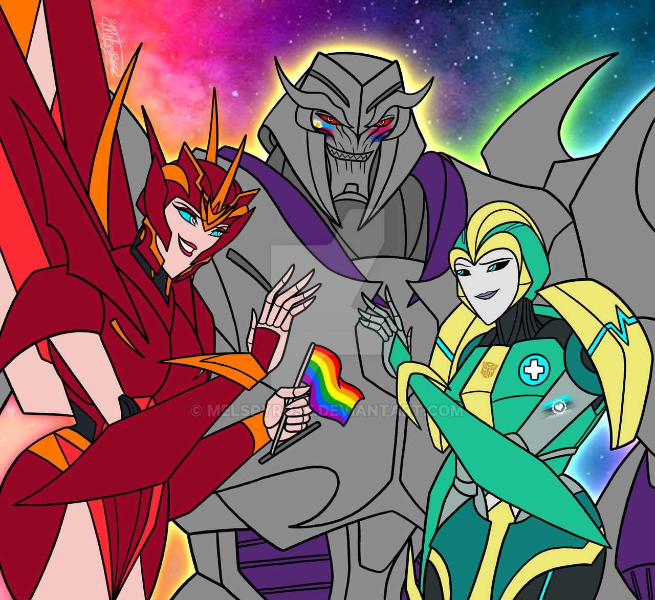 Mathredis Firestar Firestar/Novastar x Megatron x June Darby by MelSpyRose on DeviantArt