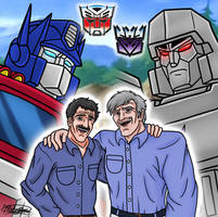 The Original Voices of Optimus Prime and Megatron