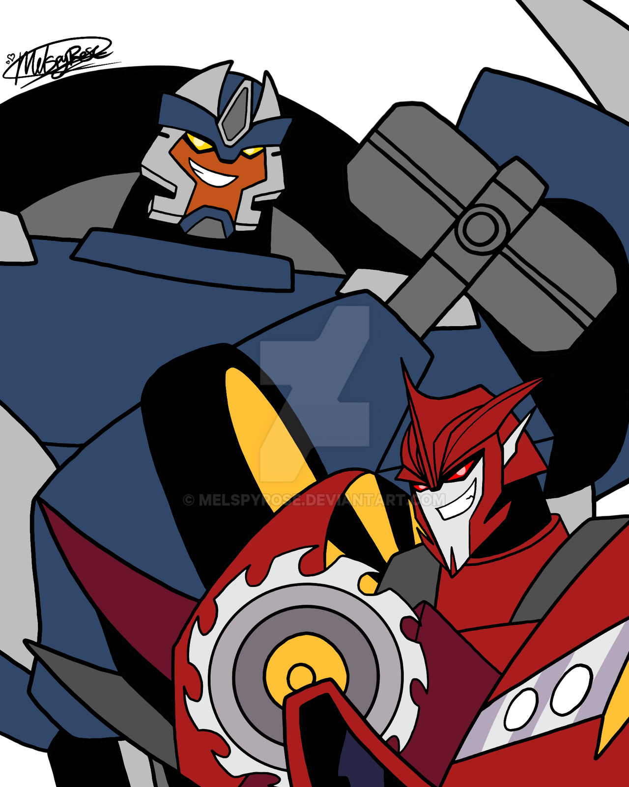 Knockout Breakdown and Knockout (TFA style) by MelSpyRose on DeviantArt