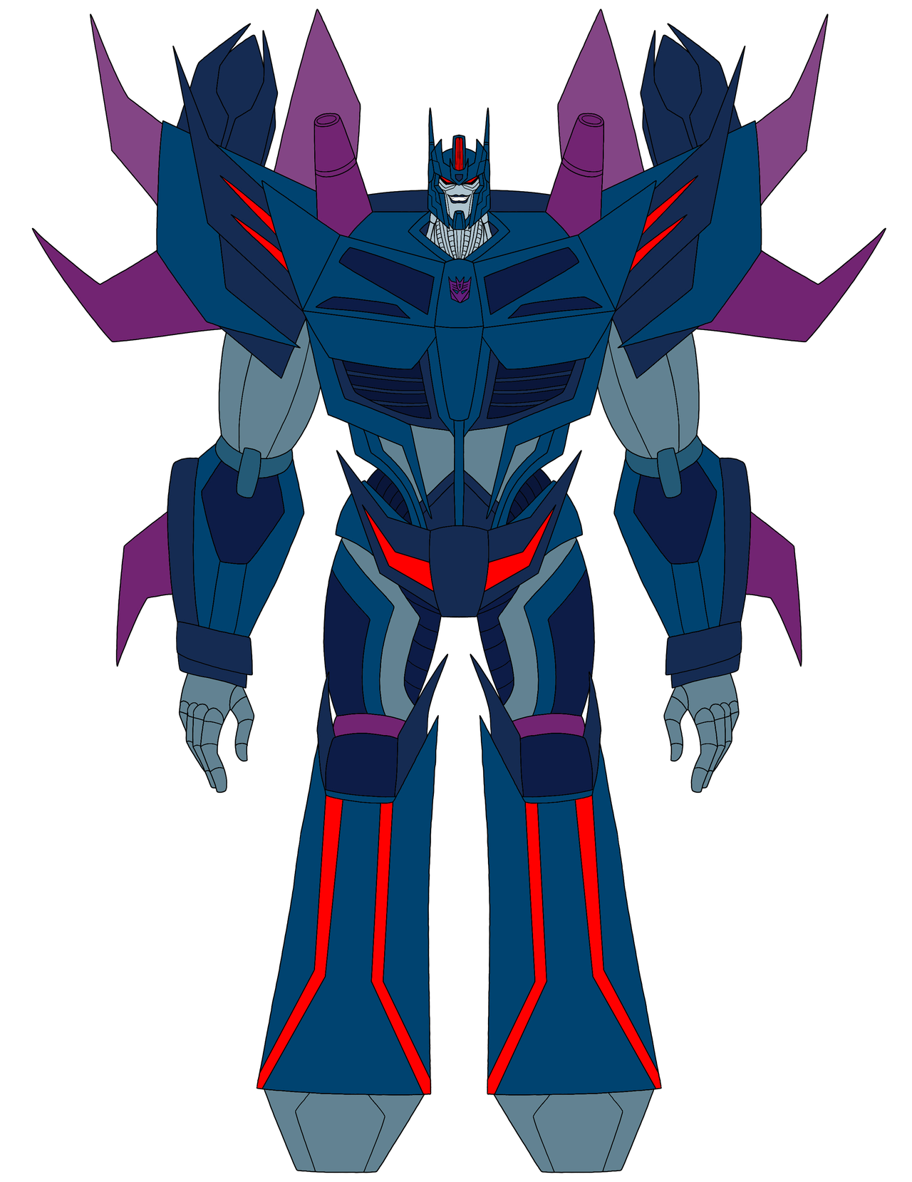 Overload Tf TFP Overlord front view by MelSpyRose on DeviantArt