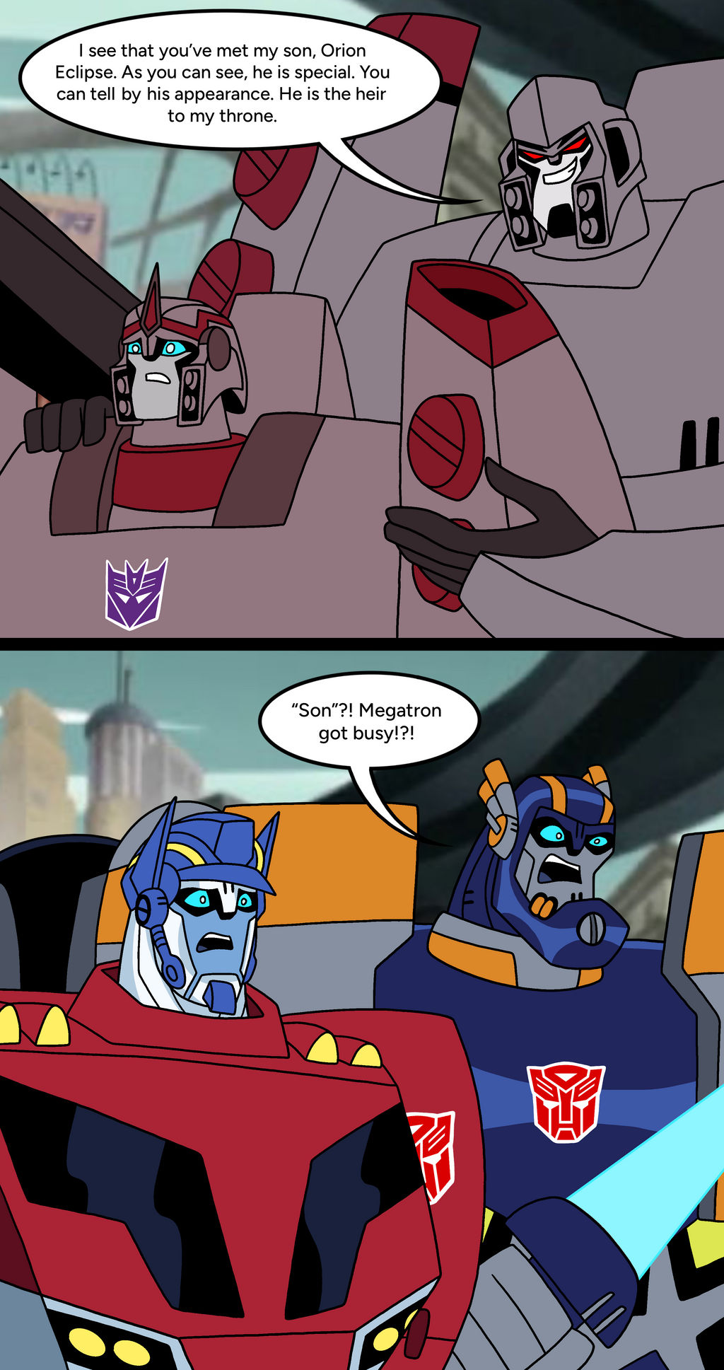 Sentinel Prime learns that Megatron has a son by PaintStroke203 on ...