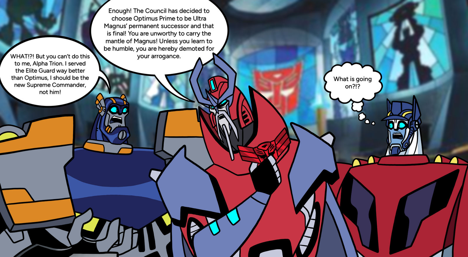 Sentinel Alphia Sentinel Prime gets demoted by MelSpyRose1998 on DeviantArt