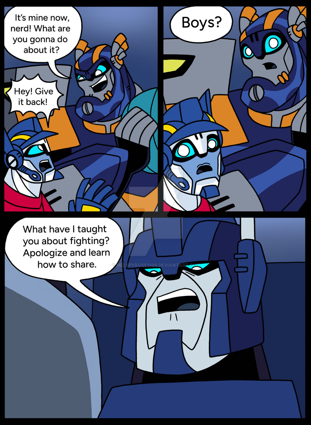 Sibling-Like Rivalry Comic by MelSpyRose1998 on DeviantArt