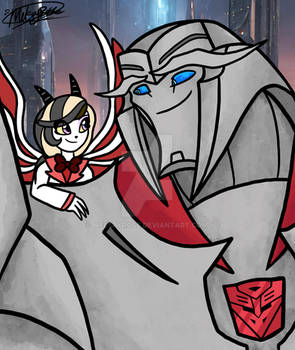 Oliva Morningstar and Megatron