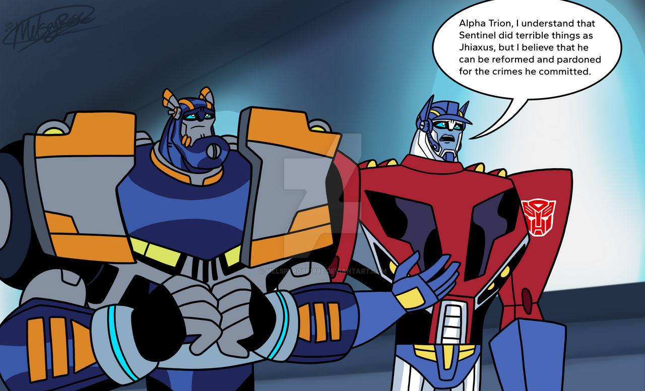 Sentinel 1 Cartoon Sentinel Prime gets put on trial by MelSpyRose1998 on DeviantArt