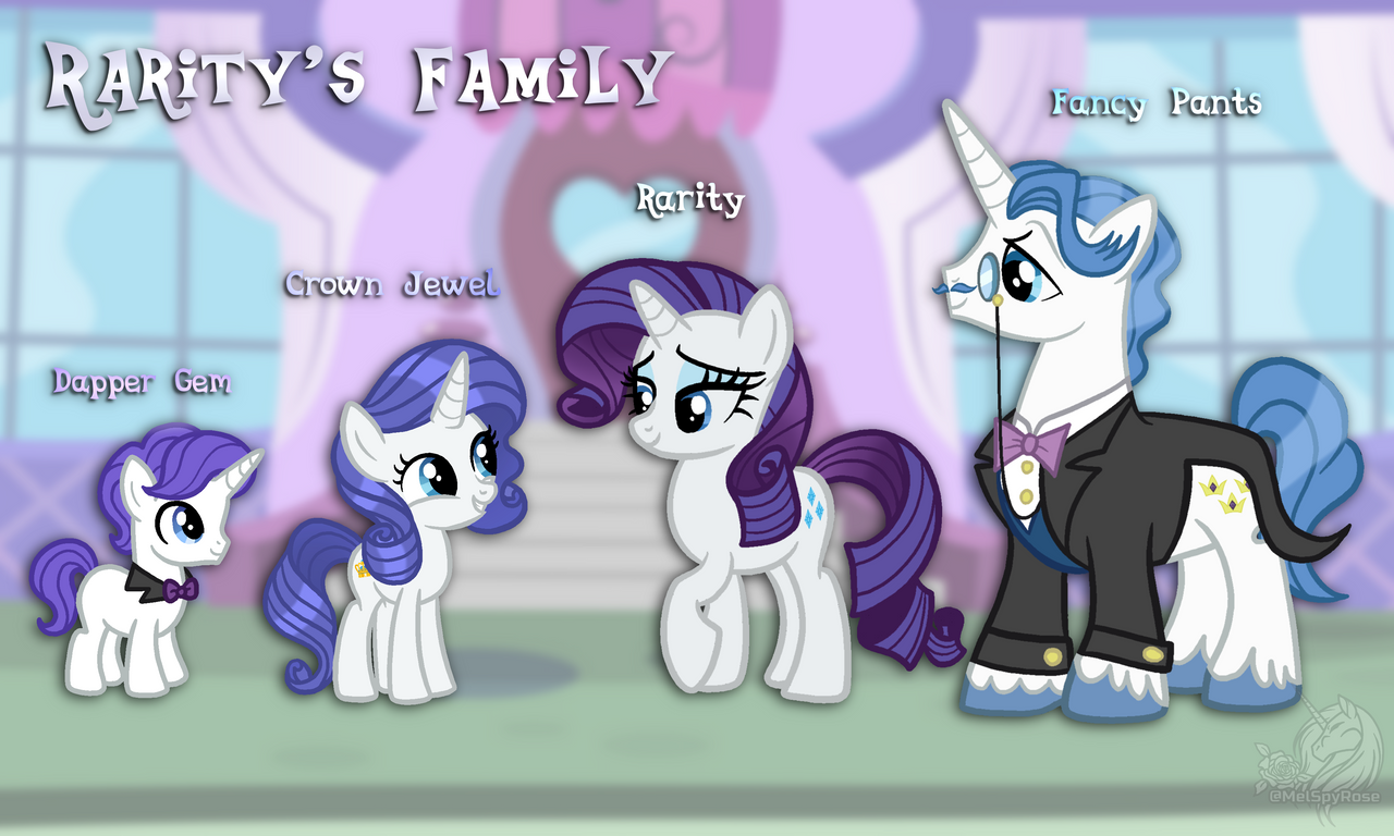 Mlp Rarity Family