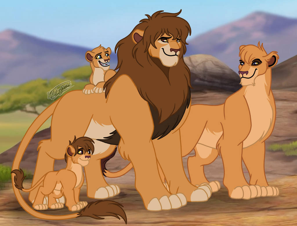 Kopa Meets Lion King 2 Vitani And Kopa