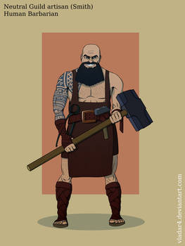 Random Character: Human Barbarian