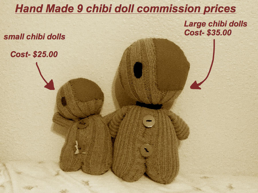 9 chibi doll commission prices