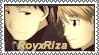 Roy x Riza stamp