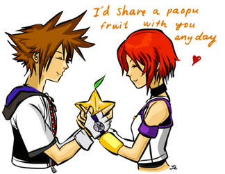 Kingdom Hearts pick-up line: Paopu Fruit