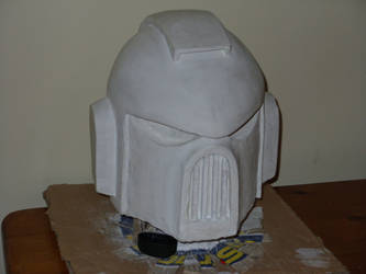 Space Marine Helmet - Clay