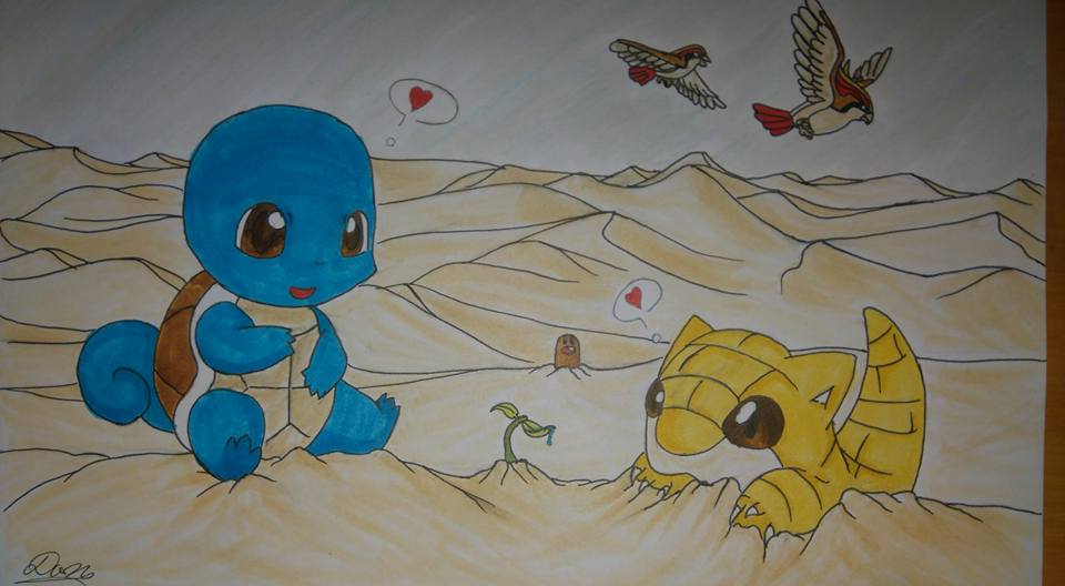 Pokemon Squirtle and Sandshrew New Life ~