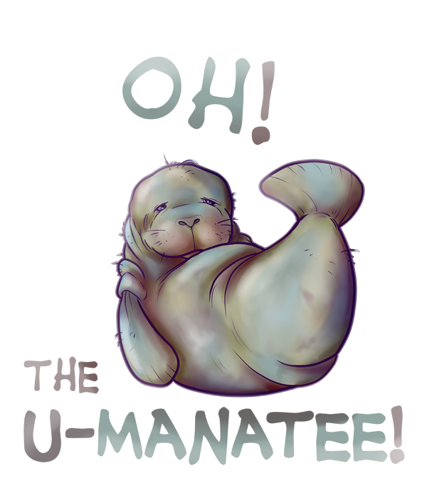 Oh The U Manatee By Jutchy On Deviantart