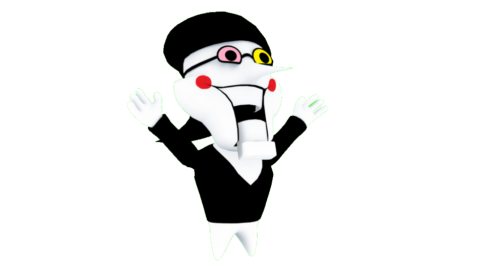 Spamton Render by destructorrobo on DeviantArt