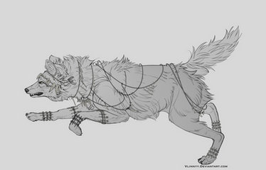 Customizable Maned Wolf Base