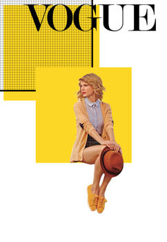 Yellow Taylor Swift lockscreen