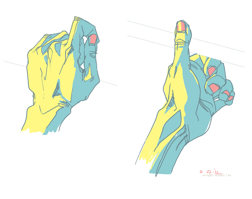 Left hand sketch by ming85 on DeviantArt