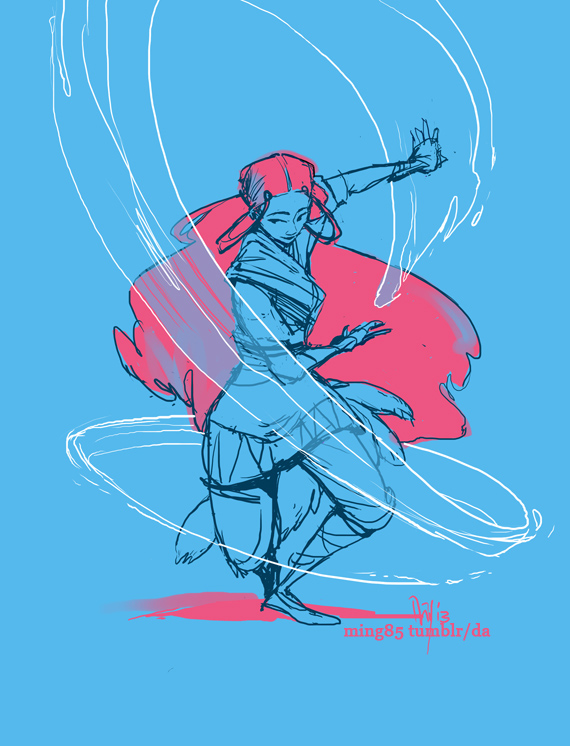 Waterbending doodle