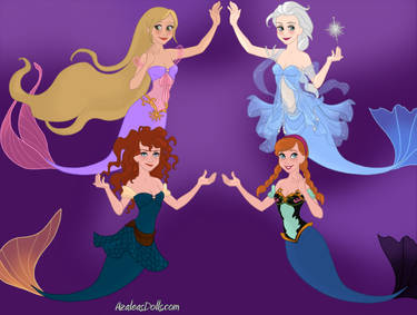 Disney 2D princess/girls Breast size.1995-2009. by