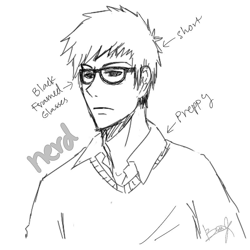 Nerd sketch by yummyun on DeviantArt