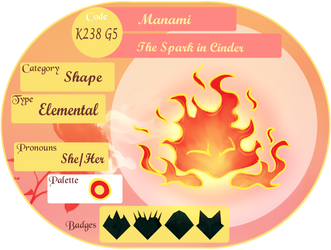 Manami, The Spark in Cinder