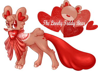 The Lovely Teddy Bear Kitsunegami - CLOSED OTA