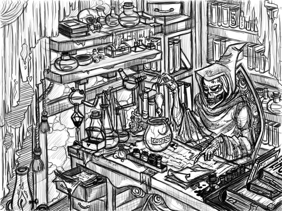 Undead Scientists Undead alchemy by Sybarico on DeviantArt