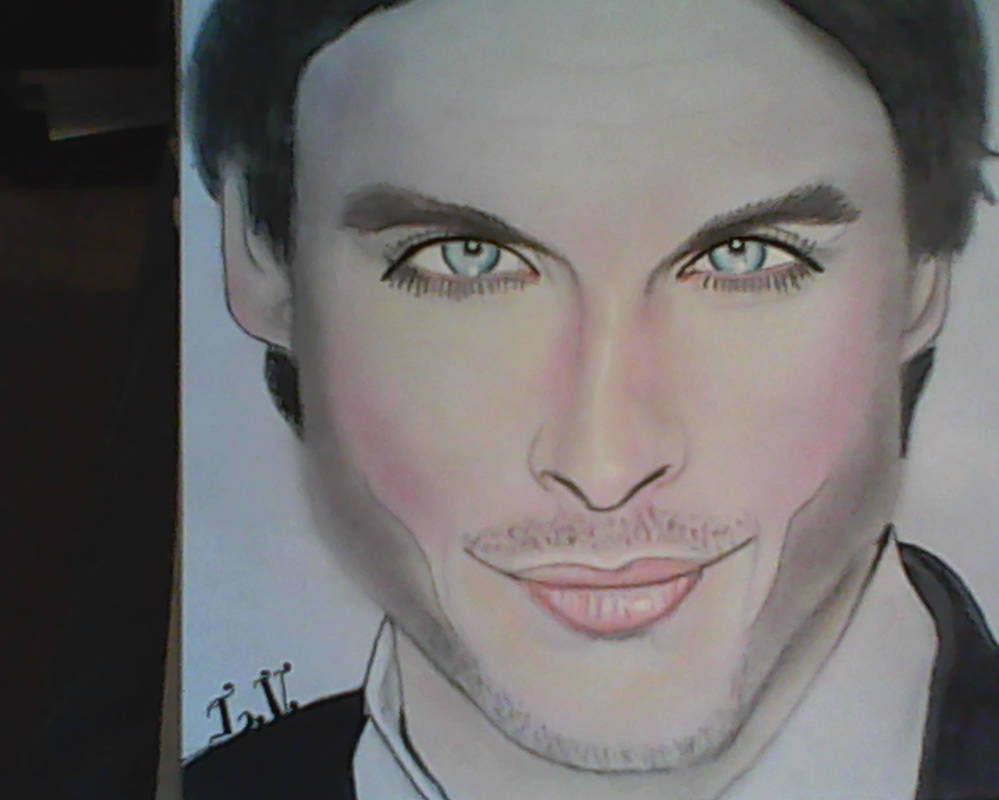 Celebrity drawing Ian Somerhalder by Mollie2755 on DeviantArt