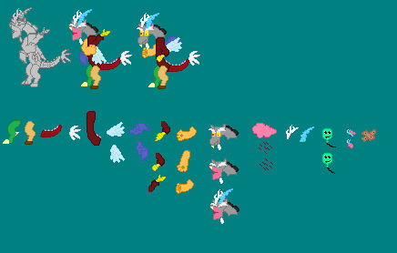 MLP Discord Sprite Sheet (Version 1) [Free to Use] by CF2364 on DeviantArt