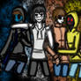 Eyeless Jack, Jeff the Killer, Masky and Hoodie