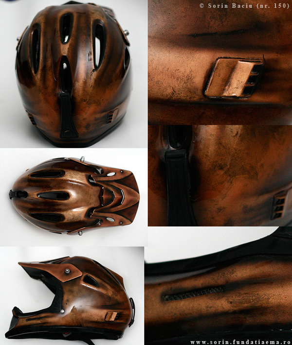 Downhill biker helmet