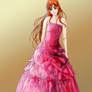 Orihime in pink dress