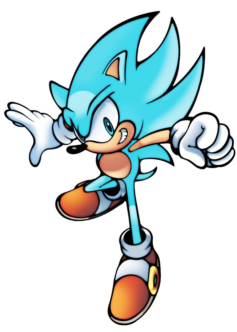 Super Sonic Blue by SonicTheSpeed66 on DeviantArt