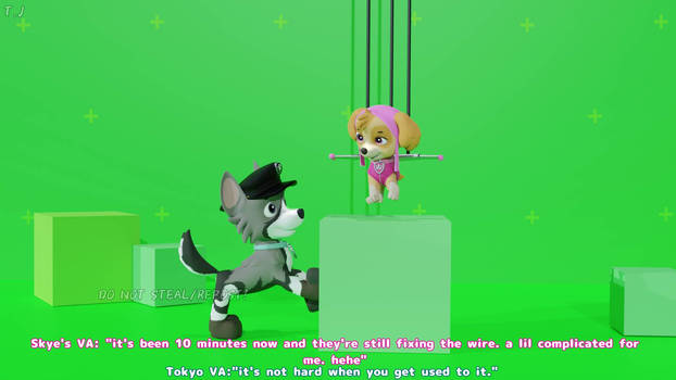 Wire scenes (Paw patrol behind the scenes #8)