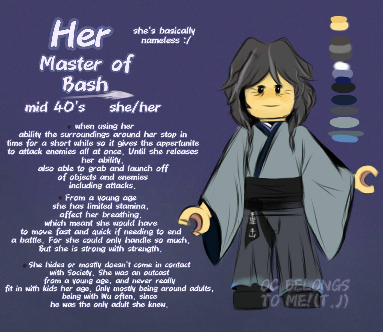 Her... Ref sheet (Ninjago OC)